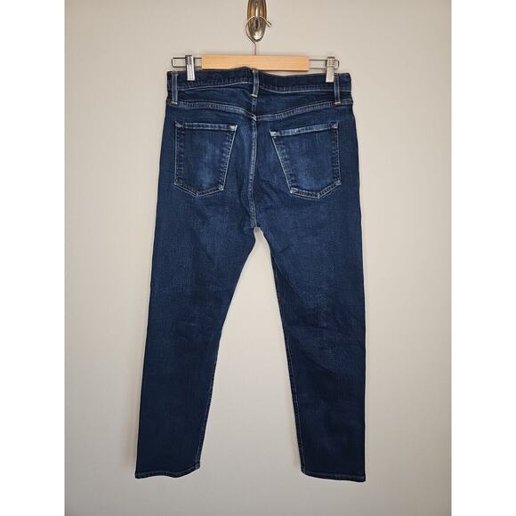 Flint And Tinder Men's Blue Denim Straight Fit 5 Pockets Jeans Size 33x32 - Picture 2 of 6
